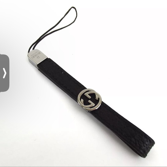 Sold Gucci Black Leather Keychain - Picture 2 of 12